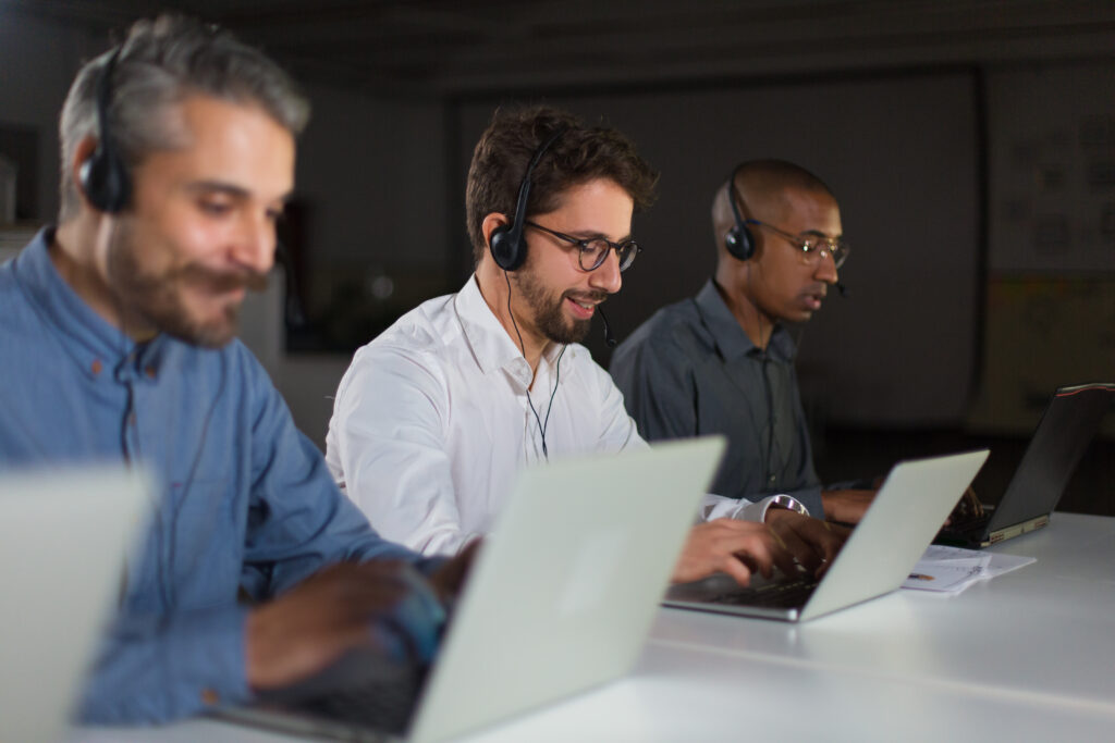 Equipe de call center